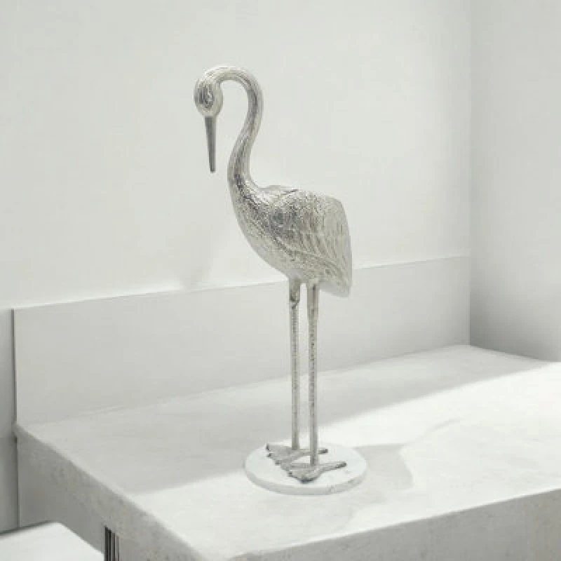 Image of Minster Flamingo Wine Bottle Holder - L25 X W20 X H65 Cm