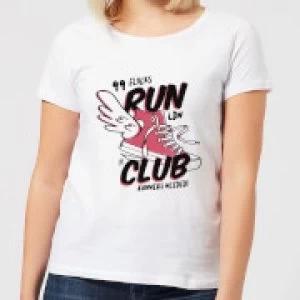 Image of RUN CLUB 99 Womens T-Shirt - White - 3XL