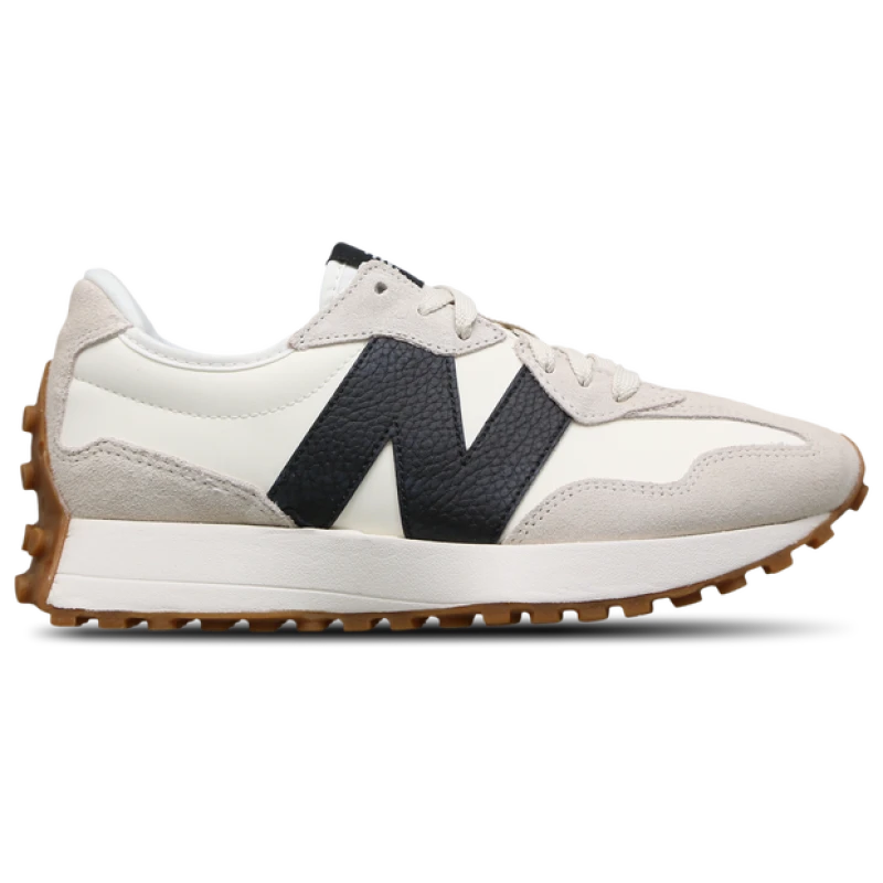 Image of New Balance 327 trainers in white & Black White/Black/Beige UK 7