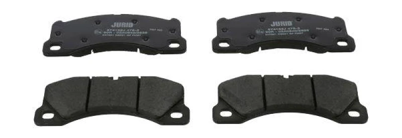 Image of JURID 574162J Brake pad set without accessories Brake Pad Set,disc brake (402)