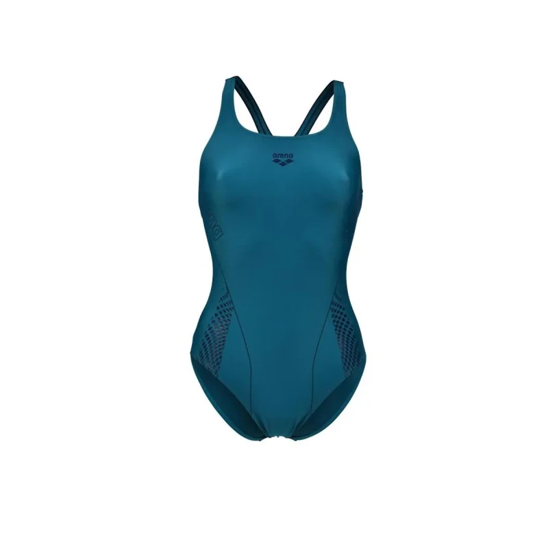 Image of Womens 1 Piece swimsuit Arena Pro Graphic Bleu Female 46