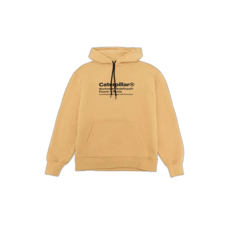Image of Caterpillar Hoodie Caterpillar Basic Marron Unisex XS