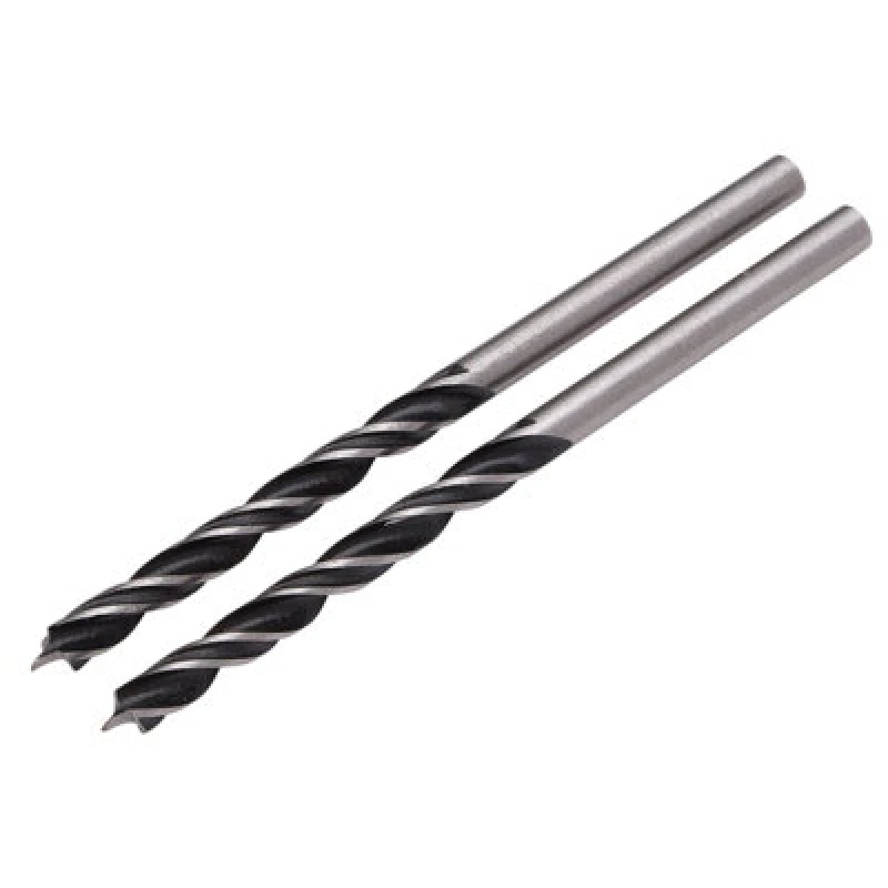 Image of Draper 16158 Brad Point Drill Bit, 4.0mm x 75mm (Pack of 2) 16158