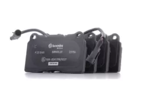 Image of BREMBO Brake pad set XTRA LINE P 23 154X Brake pads,Brake pad set, disc brake ALFA ROMEO,GIULIETTA (940),Giulietta Kastenwagen (940_)