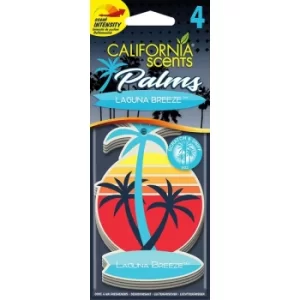 image of California Car Scents Laguna Breeze Car Air freshener (Case Of 4)