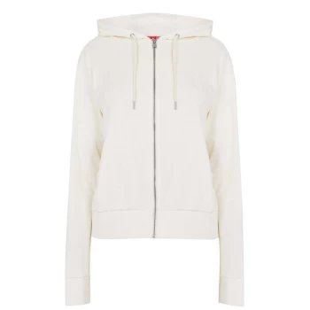 Image of LA Gear Interlock Zip Thru Hoodie Ladies - Cream