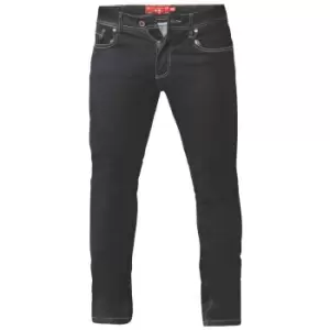 Image of Duke Mens Cedric King Size Tapered Fit Stretch Jeans (40L) (Indigo)