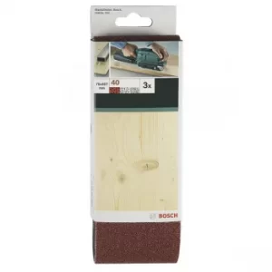 Image of Bosch 2608606081 Sanding Belt 60 Grit 533 x 75mm 10 Pieces