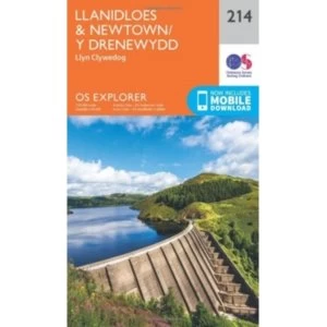 Image of Llanidloes and Newtown - Y Drenewydd by Ordnance Survey (Sheet map, folded, 2015)