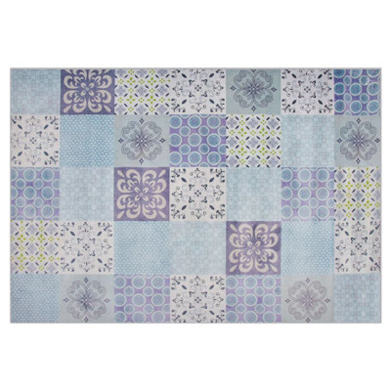 Image of Beliani Rug Inkaya Grey 140 X 200 Cm