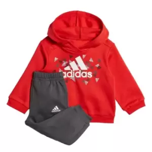Image of adidas Badge of Sport Graphic Jogger Kids - Red