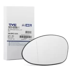 image of TYC Wing Mirror Glass BMW 303-0096-1 51167132735,7132735