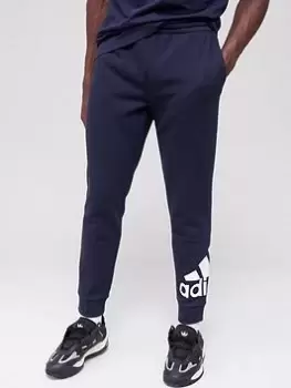Image of adidas Badge Of Sport Fleece Pants - Navy/White, Size S, Men