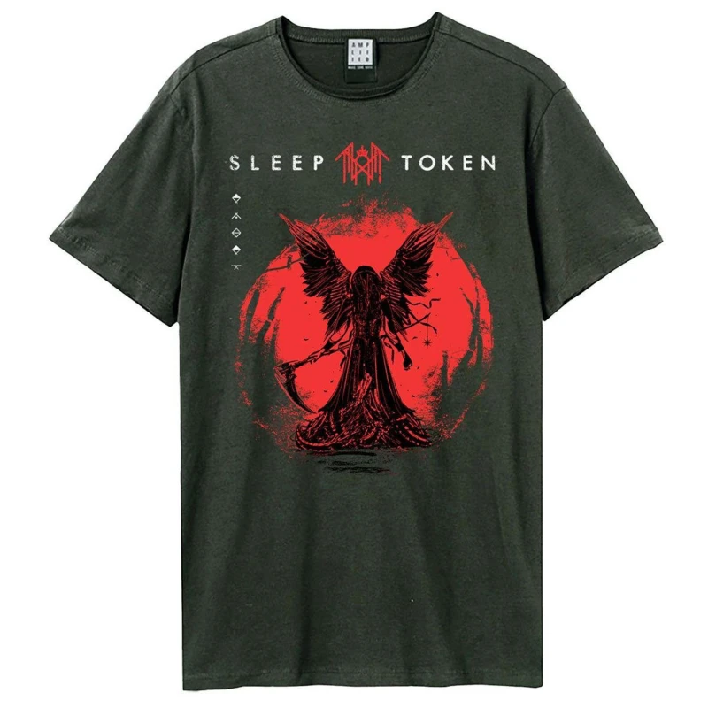 Image of Amplified Amplified Men Take Me Back To Eden Sleep Token T-Shirt in Charcoal Size: X-Small Charcoal XS Male 5063574743877