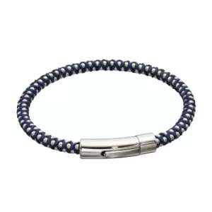 Image of Fred Bennett Navy Para Cord Beaded Bracelet