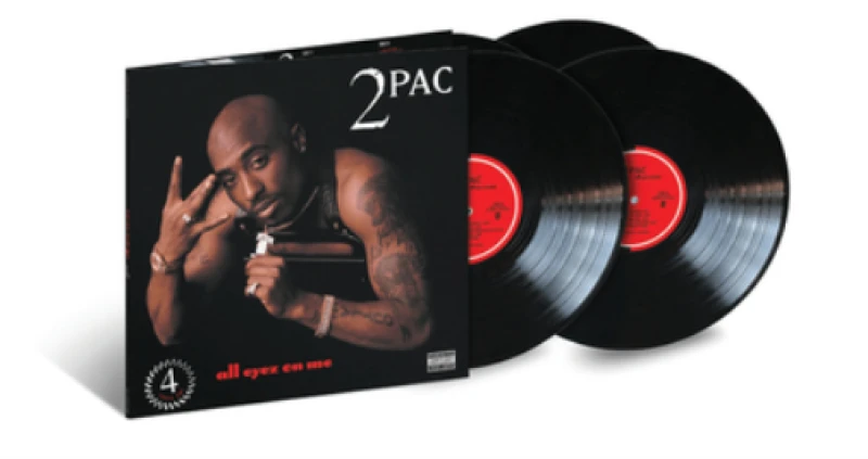 Image of 2Pac All Eyez On Me 4LP Black unisex