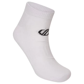 image of Dare 2b Essentials fitness no show socks 2 pack - White