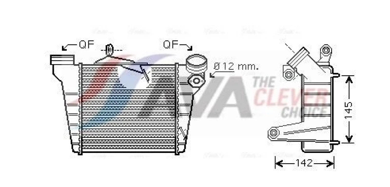 Image of Intercooler AVA COOLING SYSTEMS STA4036