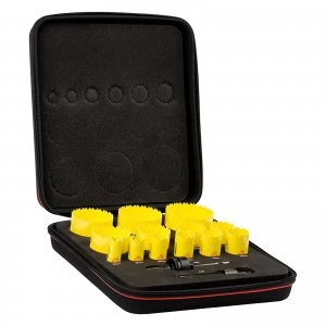 image of Starrett KDC13021 15 Piece General Purpose Hole Saw Set