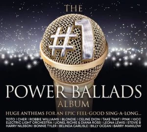 Image of The #1 Album Power Ballads by Various Artists CD Album