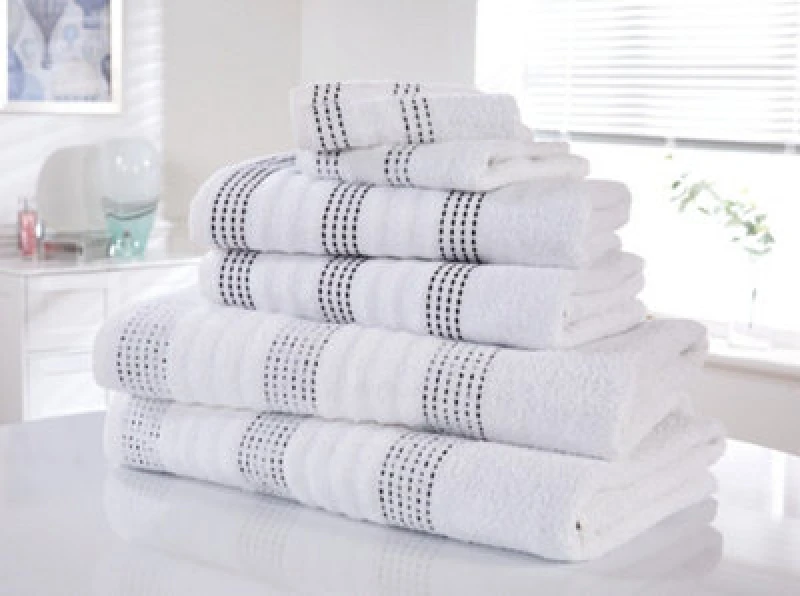 Image of Rapport Home Spa 6 Piece Bale Set Pure Cotton White