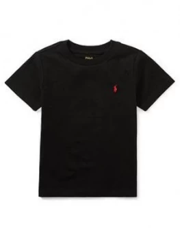 image of Ralph Lauren Boys Classic Short Sleeve T-Shirt - Black