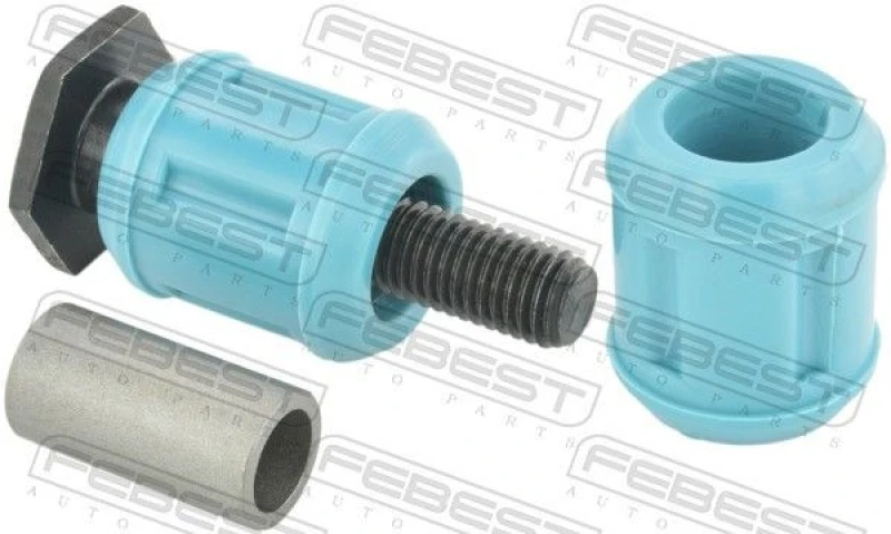Image of FEBEST FDSB-TTGR-KIT Arm Bushes Rear Axle Control Arm-/Trailing Arm Bush (251)