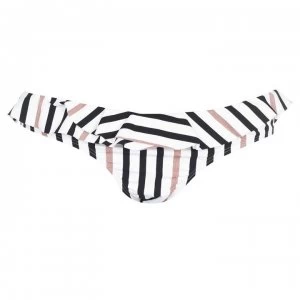 Image of Biba Taylor Frill Bikini Briefs - Black WhiteRose