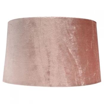 image of Stanford Home Velvet Lampshade - Blush Pink