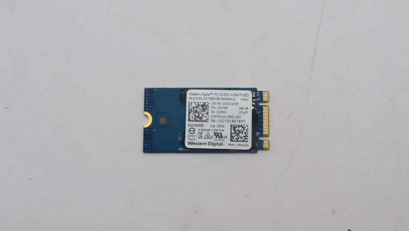 Image of Lenovo 256G M.2 PCIe NVMe SSD.