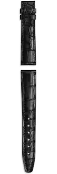 Image of IWC Strap Alligator Black For Butterfly Clasp XL