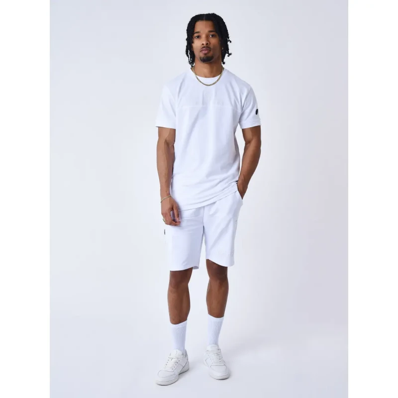 Image of Project X Paris Technical T-Shirt with cut-outs Project X Paris Blanc Male XS