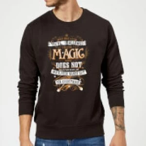 Image of Harry Potter Whip Your Wands Out Sweatshirt - Black - XXL