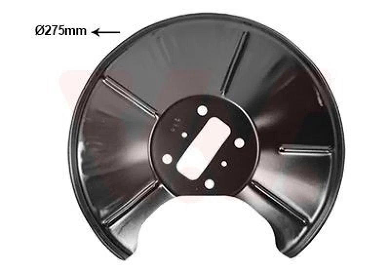Image of VAN WEZEL Brake disc backing plate VAN WEZEL 1858373