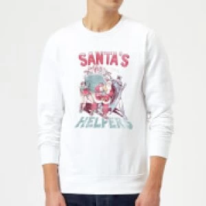 Image of DC Santa's Helpers Christmas Sweatshirt - White