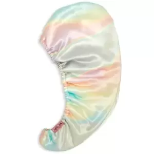 image of Kitsch Satin-Wrapped Microfiber Hair Towel - Aura