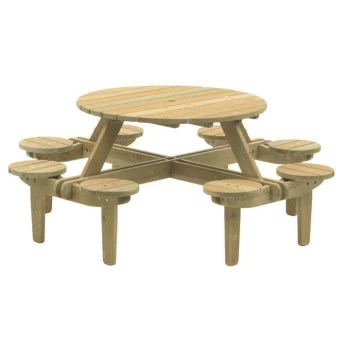 Image of Alexander Rose Gleneagles Table - 1.1m 8 Seater