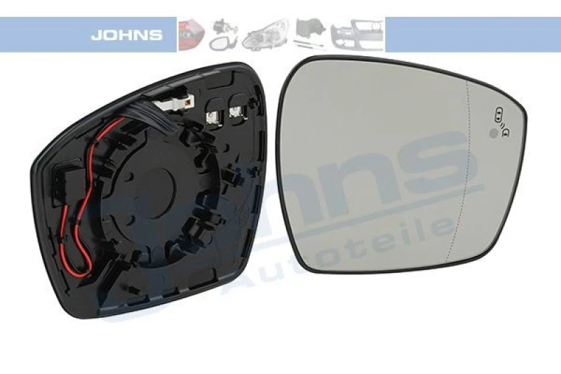Image of Wing mirror glass JOHNS 32 76 38-83