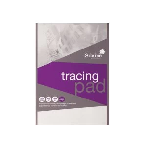 Image of Silvine Professional Tracing Pad 50 Sheets A4 A4TPR