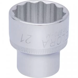 Image of Elora 3/8" Drive Bi Hexagon Socket Metric 3/8" 21mm