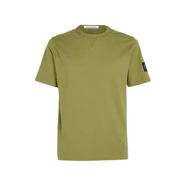 Image of Calvin Klein Jeans Badge T-Shirt - Green S