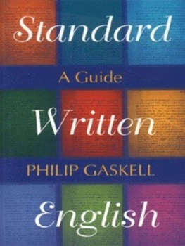 Image of Standard Written English by Philip Gaskell Book