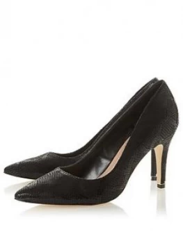 Image of Dune London Anna Wide Fit Heeled Shoe - Black