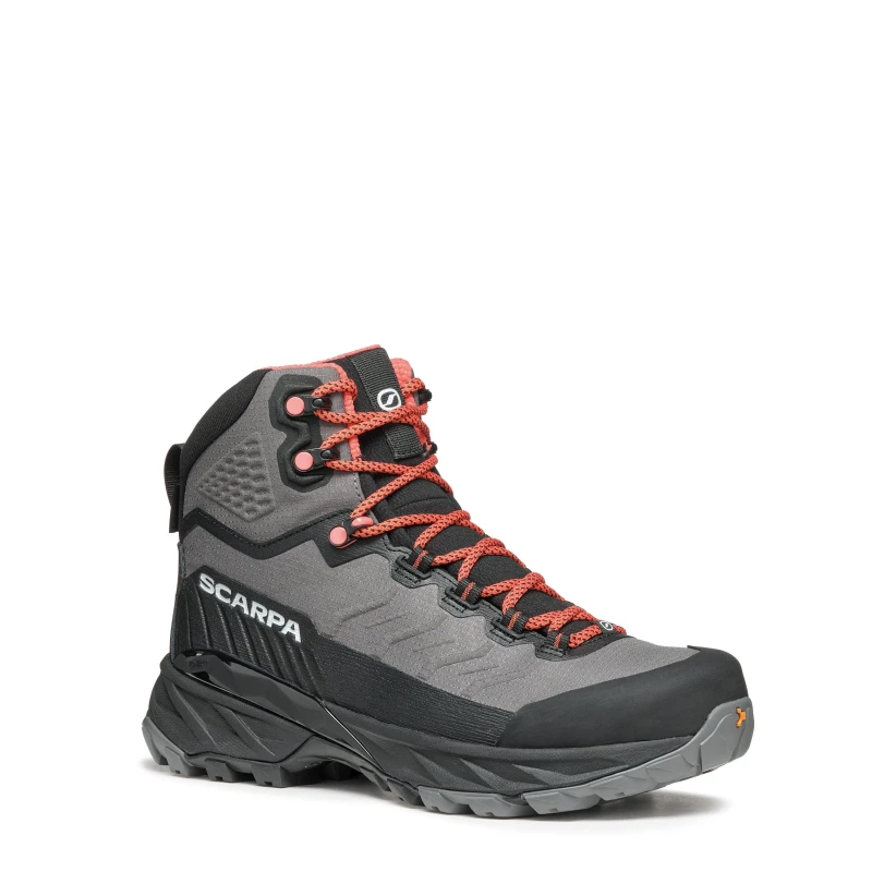 Image of Scarpa Rush Trk LT GTX Hiking Boots Womens Grey Coral female 4 (37)