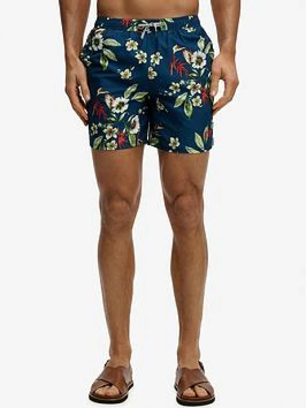 Image of Superdry Swim shorts Superdry Hawaiian 16 Bleu Male XL