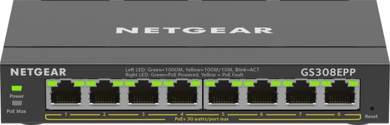 Image of Netgear 8P GE Plus Swich W/HI-PWR