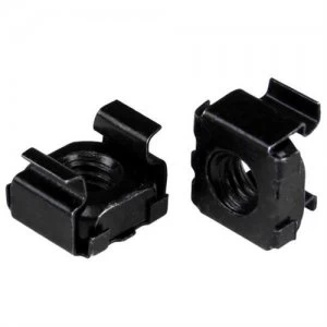 Image of StarTech.com M5 Cage Nuts - 100 Pack Black