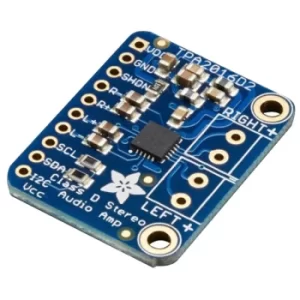 Image of Adafruit 1712 Stereo 2.8W Class D Audio Amplifier I2C Control AGC