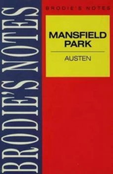 Image of Brodies Notes on Jane Austens Mansfield Park by Graham Handley and Jane Austen Paperback