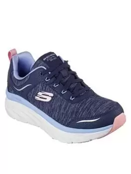 Image of Skechers D'lux Cool Groove Trainer - Navy, Size 4, Women
